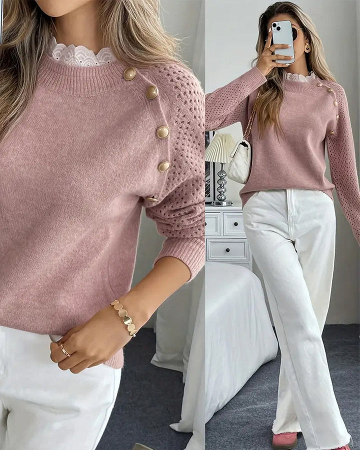 Drune | Elegante Rüsche Ausgearbeiteter Saum