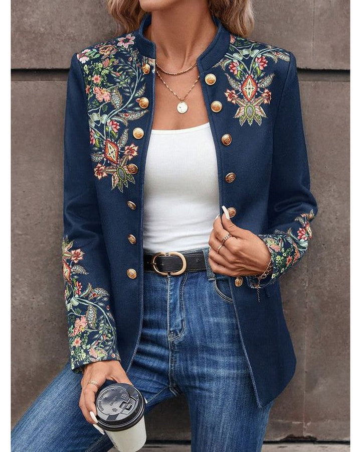 Drune | Doppelreihige Blazer mit Druck