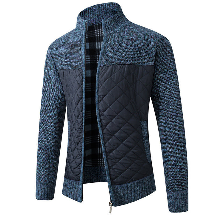 Drune | Strickjacke mit Stehkragen
