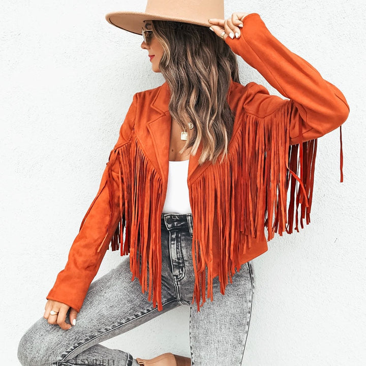 Drune | jacke Mit Fransen Für Boho-Chic Look