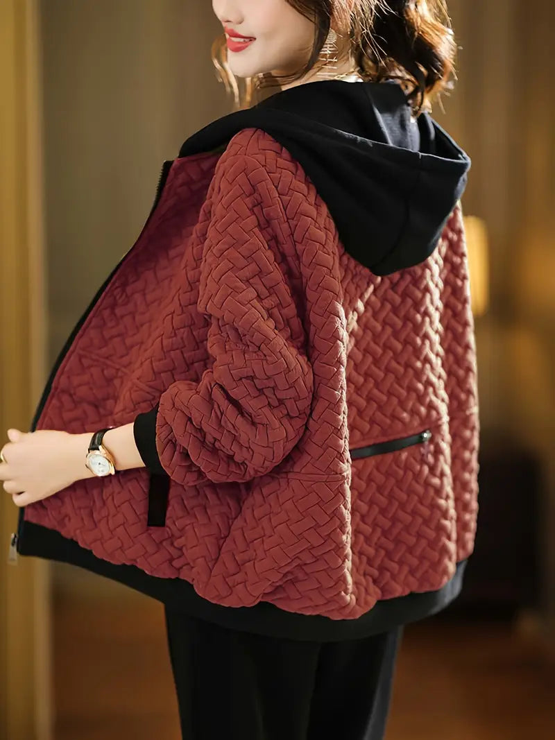 Drune | Gestepptes Hoodie