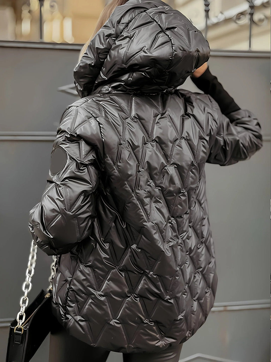 Drune | Cozy patchwork cotton jacket for a layered look in a casual style