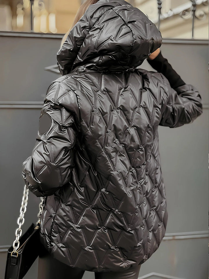 Drune | Cozy patchwork cotton jacket for a layered look in a casual style