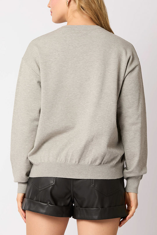 Drune | Weihnachtssoldat Pailletten Mode Lässiger Sweatshirt