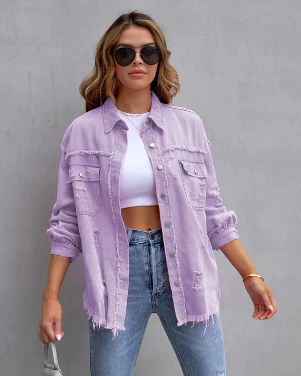Drune | Trendy Jeansjacke -Atmungsaktiv und Stilvoll für Jeden Tag