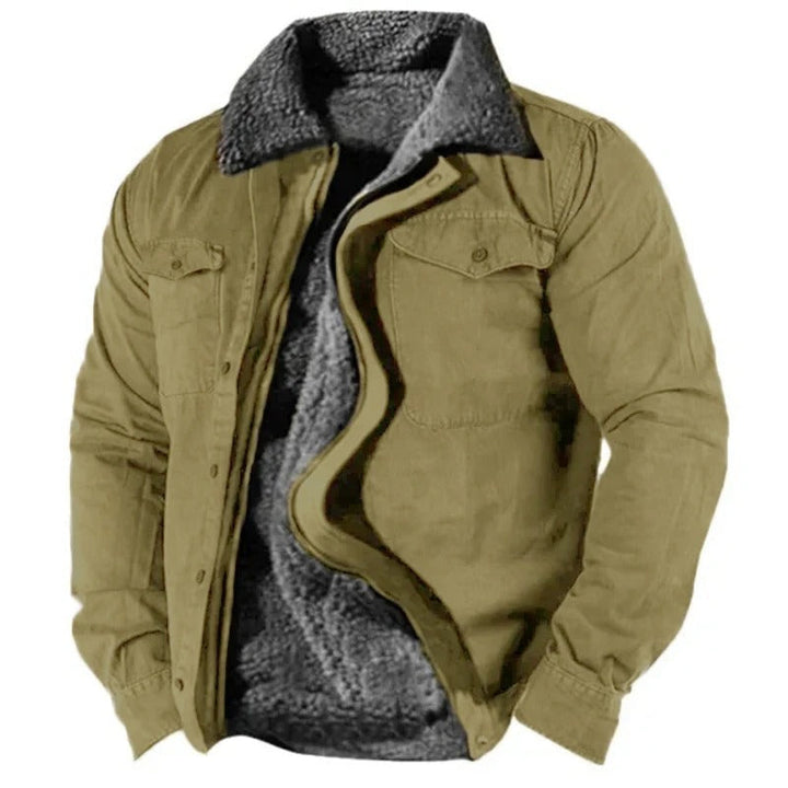 Drune | Warme Sherpa-Futterjacke