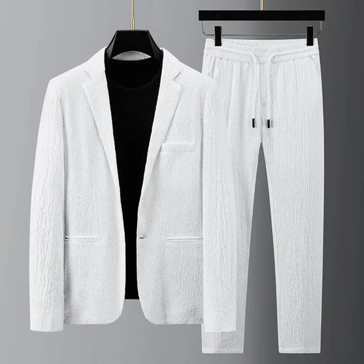 Drune | Blazer und Kordelzughosen Set für Herren