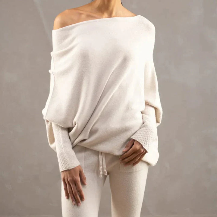 Drune | Asymmetrisch drapierter Pullover
