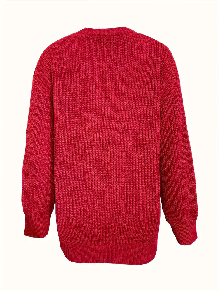 Drune | warmer Baumwollstrickwaren-Cardigan für Damen - Ideal für Winter