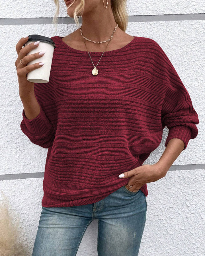 Drune | Langarmshirt mit Rundhals und Streifen