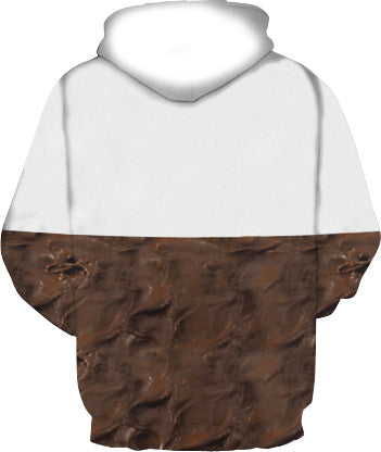 Unisex Kapuzenpullover mit kreativem Nutella-Design Drune