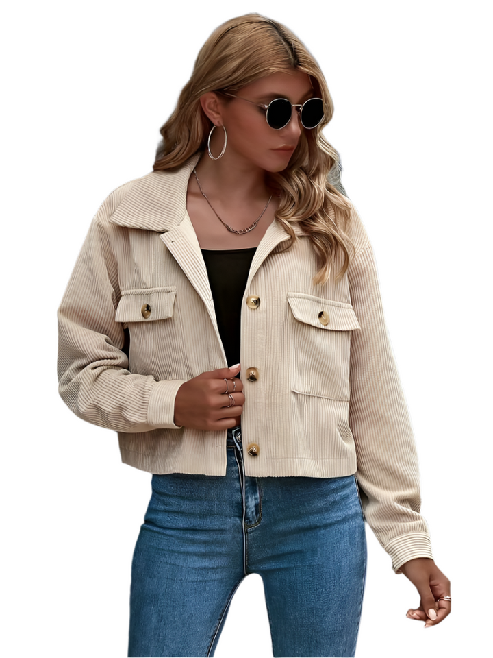 Drune | Kurze Cordjacke für Damen