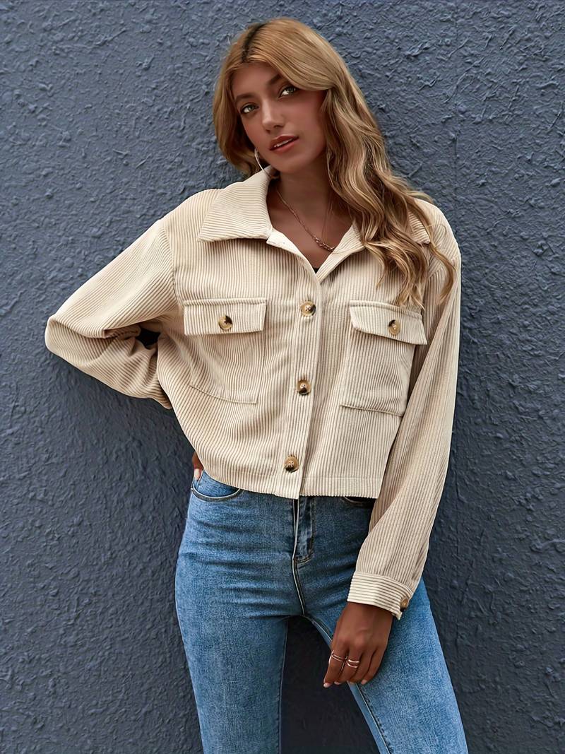 Drune | Kurze Cordjacke für Damen