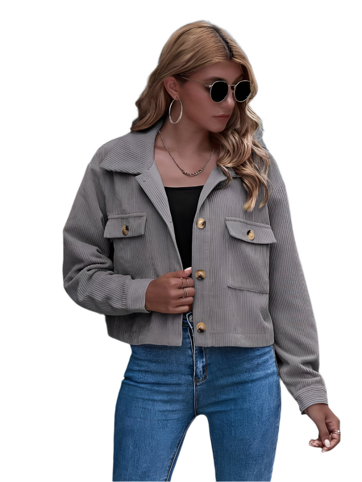 Drune | Kurze Cordjacke für Damen