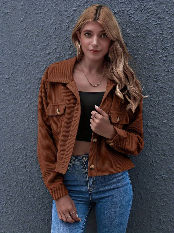 Drune | Kurze Cordjacke für Damen