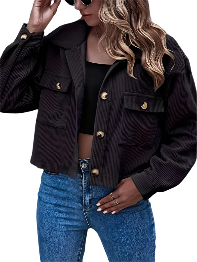 Drune | Kurze Cordjacke für Damen