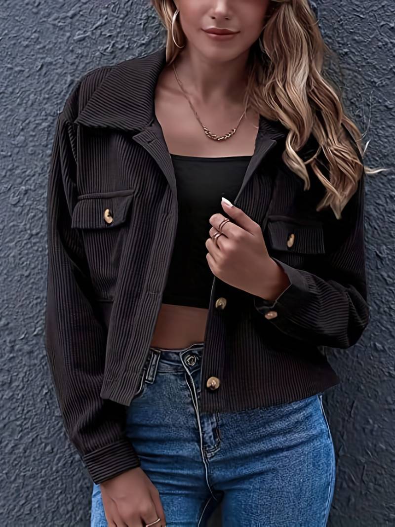 Drune | Kurze Cordjacke für Damen