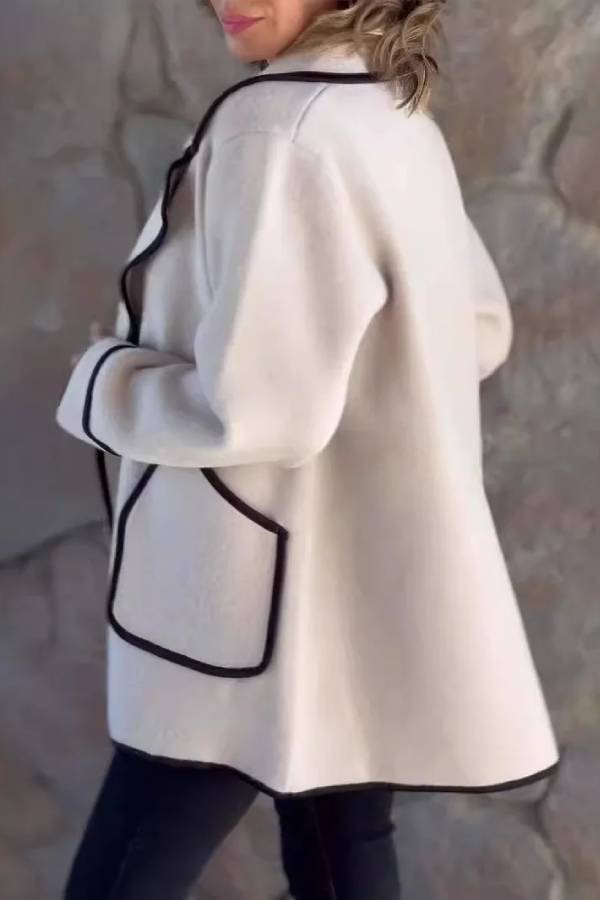 Drune | Suit-Kragen doppelseitige Wolljacke