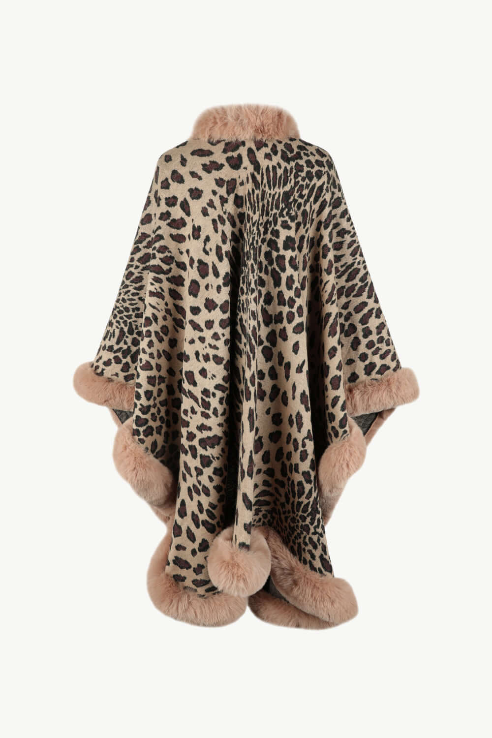 Drune | Leopardenmuster Offenes Poncho