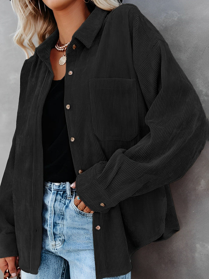 Drune | Cordjacke mit Knöpfen