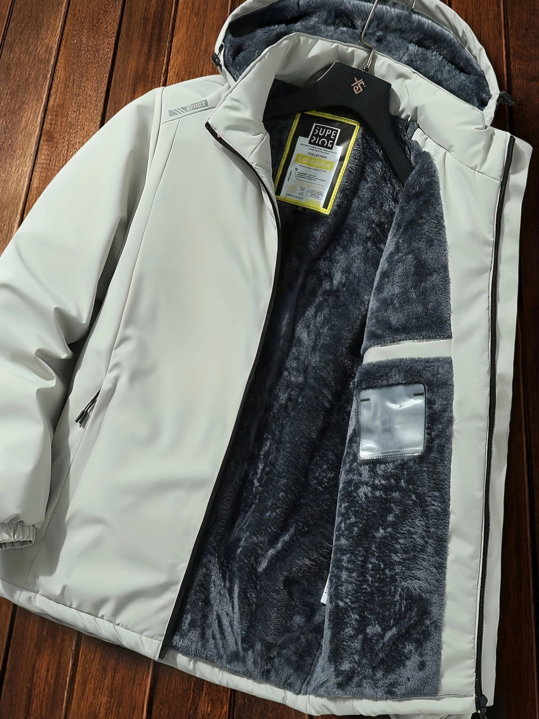 Drune | Casual Kapuzen Lange Winter Jacke Für Herren - Ideal für Winter