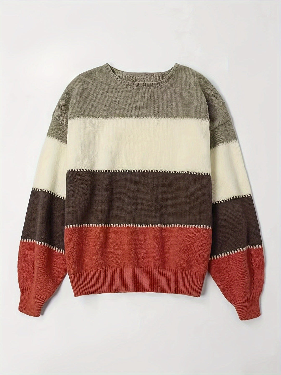 Drune | Farbblock Pullover