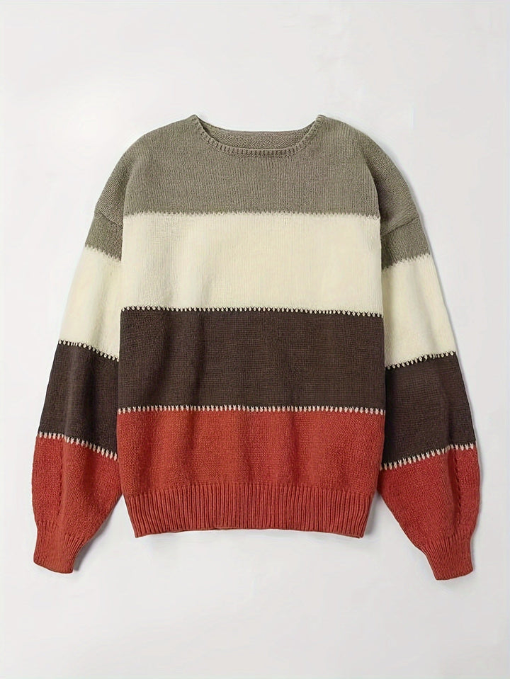 Drune | Farbblock Pullover