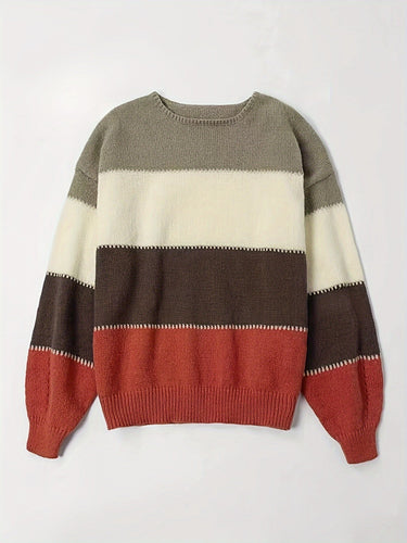 Drune | Farbblock Pullover