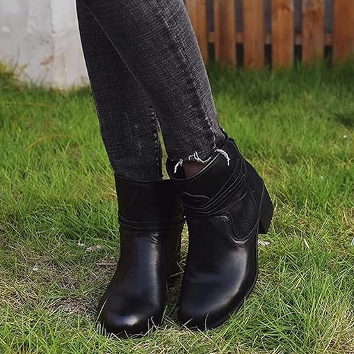 Drune | Damenstiefel Weinlese Schnürstiefel