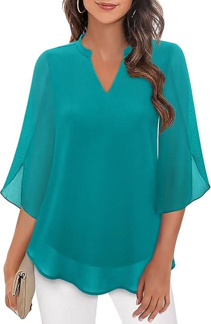 Drune | Schicke Schichtbluse mit schmeichelhaftem Schnitt