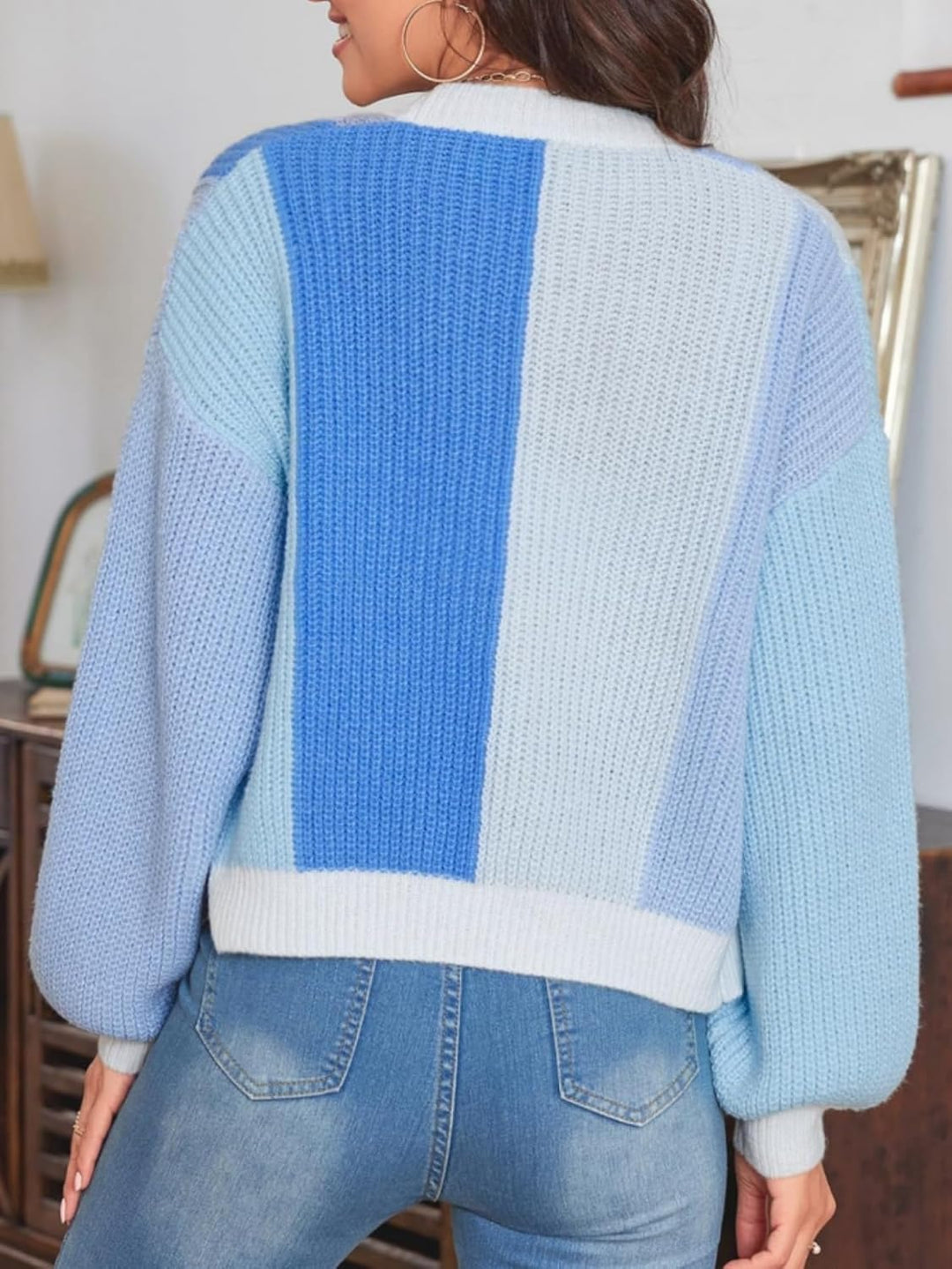 Drune | Block Strickjacke