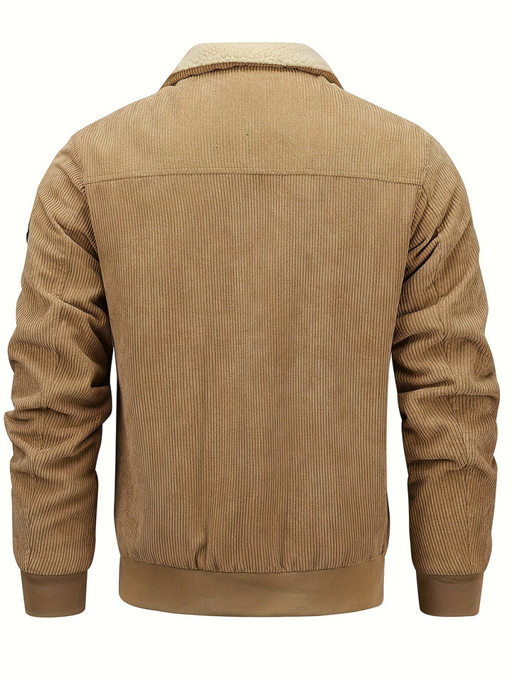 Drune | Warmen Jacke mit Cord und Fleecefutter Cordura und Polyester Robuste und Bequeme