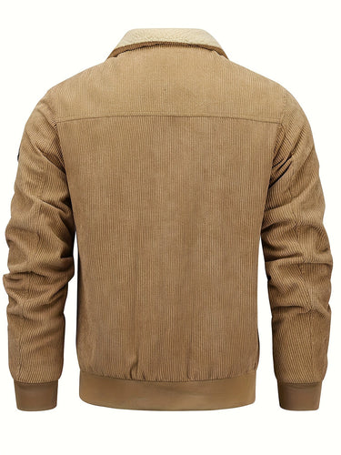 Drune | Warmen Jacke mit Cord und Fleecefutter Cordura und Polyester Robuste und Bequeme