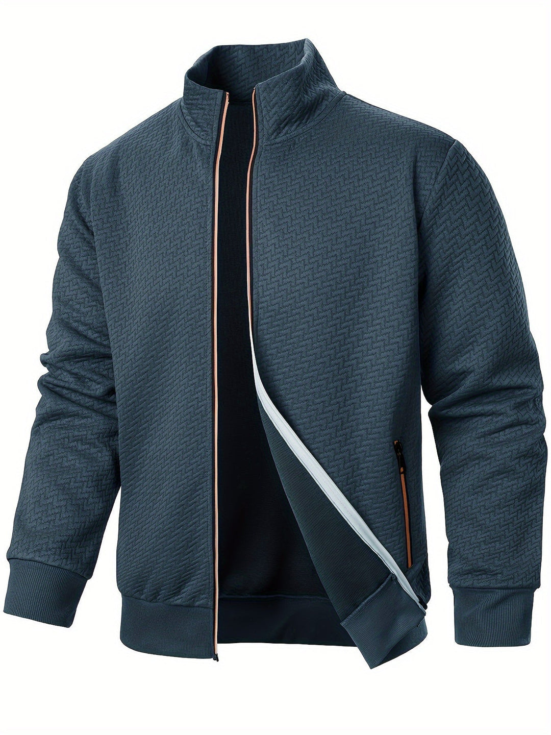 Drune | Leichtgewicht Jacke mit Strukturmuster Polyester Komfort und Stil