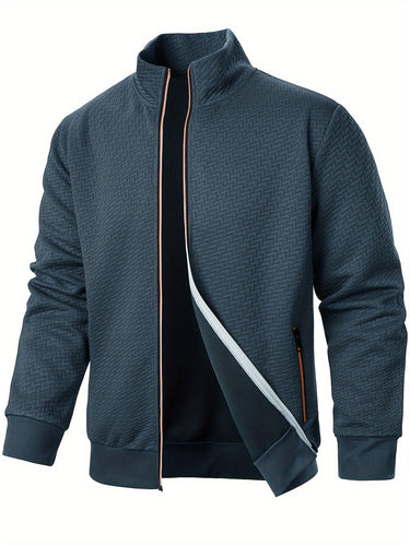 Drune | Leichtgewicht Jacke mit Strukturmuster Polyester Komfort und Stil
