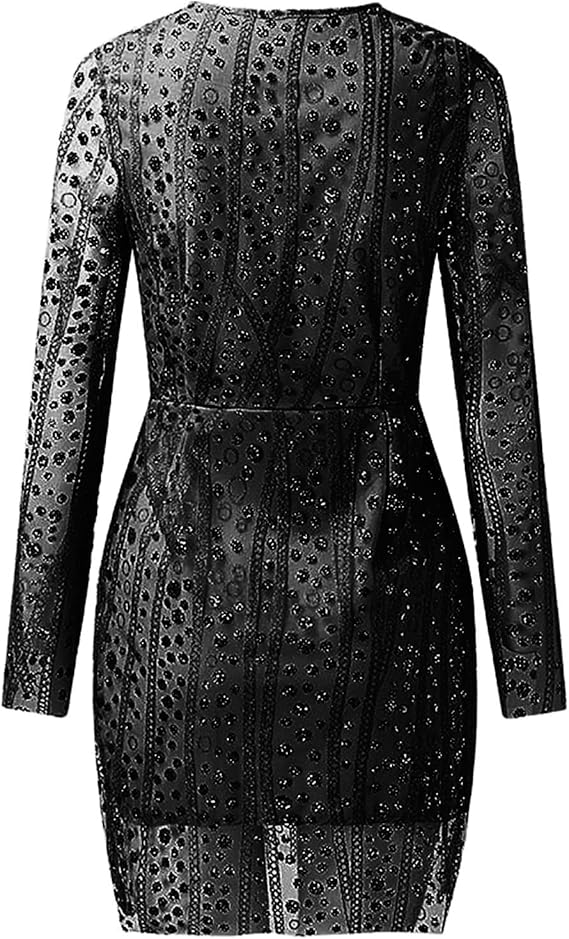 Drune | Glamouröse Pailletten Kleid