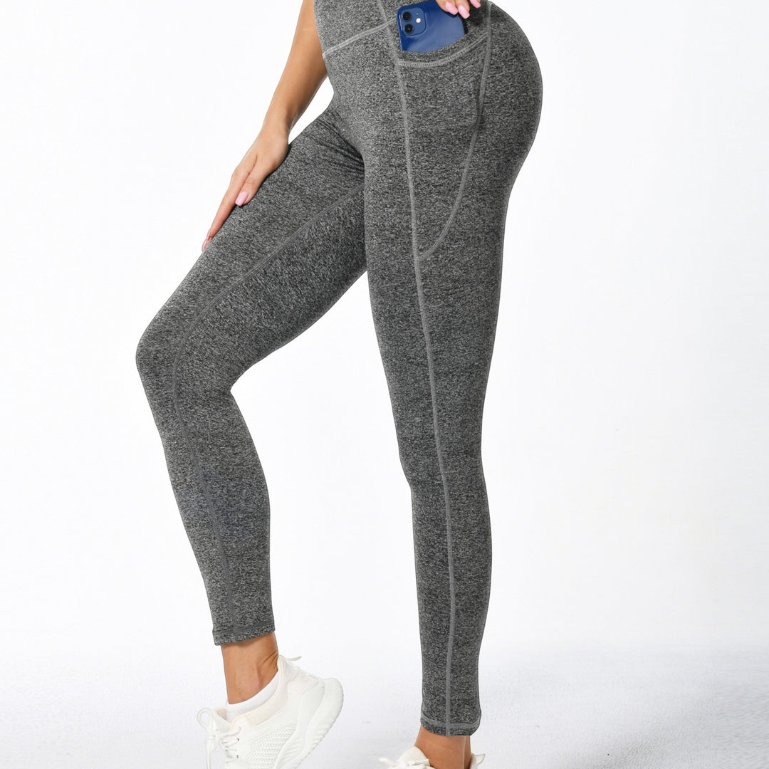 Drune | Weiche Dehnbare Damen Sportleggings Mit Pohebehebung Und Taschen