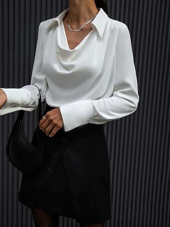 Drune | Elegante Seidenbluse Für Damen