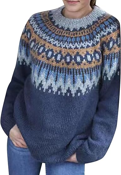 Drune | Hinreißender gemusterter Pullover