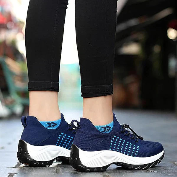 Drune | Orthopädische Schuhe - Sofortige Schmerztherapie bei Plantarfasziitis - Dehnbares gestricktes T-Stoff