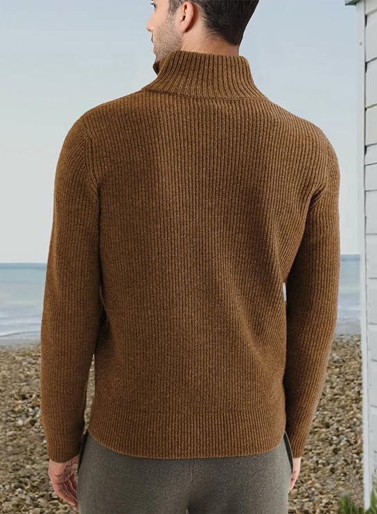 Drune | Stylischer Zipper Pullover für Herren (italienisches Design)