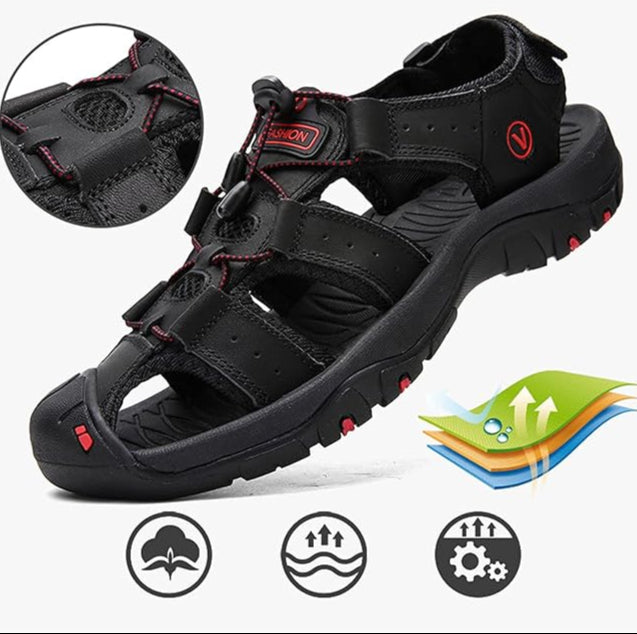 Drune | Orthopädische Sandalen für Herren mit Komfortsohle