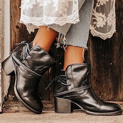 Drune | Vintage Schnürstiefeletten