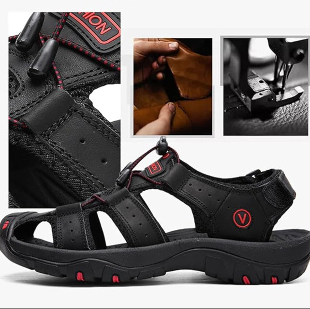 Drune | Orthopädische Sandalen für Herren mit Komfortsohle