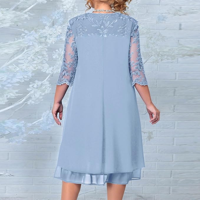 Drune Klassische Sommerkleider: Plus-Size Eleganz für Damen