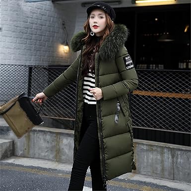 Drune | Damen Lange Steppjacke