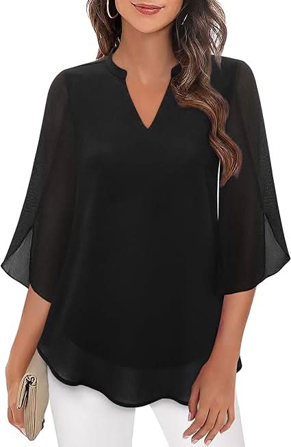 Drune | Schicke Schichtbluse mit schmeichelhaftem Schnitt