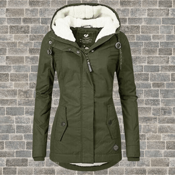 Drune | Damen Lange Winterjacke mit luxuriösem Pelzfutter