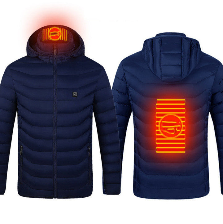 Drune | Elegante USB-heizbare Jacke für Herren, thermisch Winter