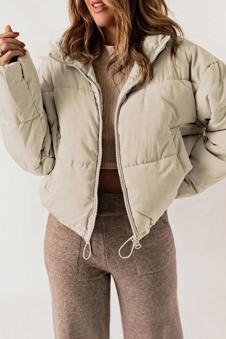 Drune | Puffer-Jacke - Hoher Kragen - Leichte Wärme - Winter Casual